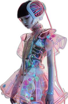 Futuristic 60s Fashion, Space Aesthetic Fashion, Absurdist Fashion, Cyberpop Fashion, Robotic Fashion, Space Outfit Aesthetic, Future Fashion Women, Y3k Fashion, Galactic Fashion