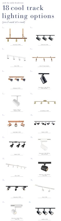 the different types of lights are shown in this graphic diagram, and each one is labeled with