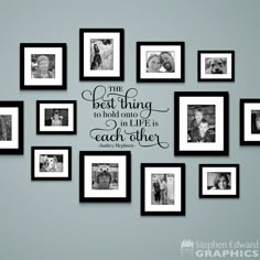 the best thing to hold onto is in life each other quote wall decal sticker