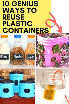 the top ten genius ways to reuse plastic containers