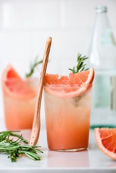 honey rosemary grapefruit soda. Rosemary Simple Syrup, Homemade Soda, Grapefruit Soda, Soda Recipe, Water Source, Rosemary Sprigs, Vodka Drinks, Starbucks Recipes, Halloween Drinks