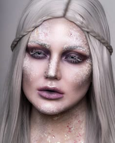 Frost bitten special effects makeup look created and photographed by Denver based MUA Chelsea Reynolds. White Walker Makeup, Goth Palette, Pastel Goth Palette, Ice Makeup, Frozen Makeup, Ice Queen Makeup, Dead Girl, Effects Makeup