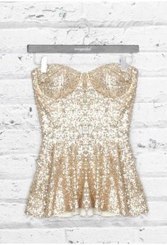 sparkle bustier Sequin Peplum Top, Pastel Outfit, Looks Party, Gold Sequin, Marchesa, Elie Saab, Looks Style, Girly Girl, Look Fashion