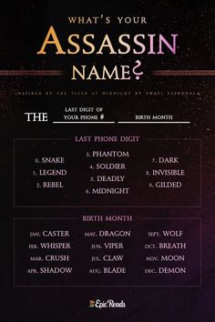 the poster for what's your assain name?, which features an image of a