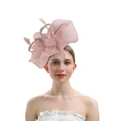 PRICES MAY VARY. Unique Design: This light pink flower fascinator hat is composed of a beautiful teardrop shaped base and lotus shaped feather flower, it’s made of sinamay fabric and real duck feather, durable and lightweight to wear, based on your style of dressing, you can use it as clip or headband individually. 2 Ways Easy to Wear: All of the fascinator hat comes with both a crocodile hair clip and a ribbon headband. Two ways of wearing fascinator hat are very easy to change, choose the comfort ways you like. MULTIFUNCTIONAL FASCINATOR: This tea hat is an excellent hair accessory item to add a bit of pizzazz to your outfit. And It's the perfect choice for those that may not necessarily want to wear a full hat, or for some ladies that have a very thick hair and it's hard for a full hat Very Thick Hair, Tea Hat, Sinamay Fabric, Tea Hats, Feather Tops, Tea Party Wedding, Flower Fascinator, Ribbon Headbands, Light Pink Flowers