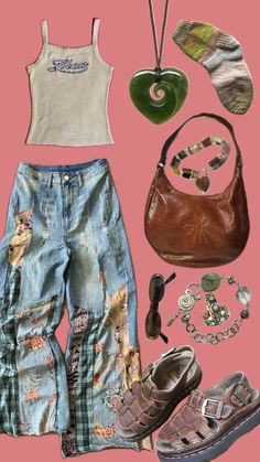 Vintage Outfits For Women, Earthy Outfits, Estilo Hippie, Diy Vetement, Funky Outfits, Looks Street Style, Outfits For Women, Top Vintage