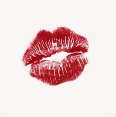 a red lipstick is shown against a white background with the word love written on it