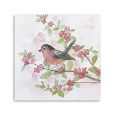 AddsomeflowerflairtoyourinteriorwiththisFlowerandBirdCanvasWallArt.PrintedonthehighestqualitygallerygradecanvasusingtheFrenchgicl"etechnique,thisbeautifulimageofacuteRobinbirdsittingonabranchisshowcasedexpertlythroughsoftwatercolors,makingittheperfectartpieceforanyroom.Stretchedoveranaturalpinewoodframe,thissoftcolorcanvaswallartwilladdadreamyandfloralaesthetictoyourspace.Features20in.Flower&BirdCanvasWallArtGicleePrintonCanvas< Spring Song, Bird Canvas, Name Wall Art, Robin Bird, Flower Bird, Gallery Frame, Print Artist, Hanging Wall, Types Of Art