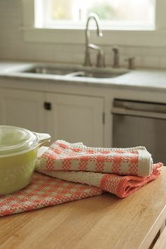 the kitchen counter is clean and ready to be used for baking or other cooking purposes