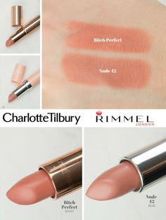 Matte Make Up, Charlotte Tilbury Lipstick, Lipstick Art, Makeup Guide, Lipstick Swatches, Makeup Swatches, Smokey Eyes, Drugstore Makeup, Lipstick Makeup