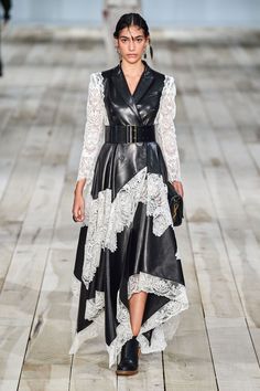 Alexander McQueen Spring 2020 Ready-to-Wear Collection - Vogue Ideal Wardrobe, Black And White Dress