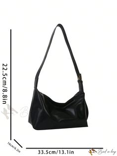 Bird in Bag - Black Zippered Hobo Bag Bird In Bag, Hobo Bag, Polyester Material, Pu Leather, Zipper, Leather, Black