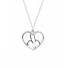 Get ready to add a playful touch to your outfit with our Mickey Mouse Middle Finger Necklace! Available in heart or circle shape, this necklace is made from zinc coated aluminium, making it lightweight and durable for everyday wear. 

 Want to make it even more special? Opt for optional engraving on the reverse side to add a personal touch, making it the perfect gift for a friend or loved one. 

 Designed and hand-printed in the UK, this necklace is sure to bring a smile to any Disney fan's face. And the best part? For every order placed, we plant a tree to help make the world a better place. Plus, with free worldwide shipping, it's never been easier to add a little Disney magic to your wardrobe! Mickey Mouse Middle Finger, Custom Engraved Necklace, Engraved Necklace, Circle Shape, Disney Magic, Custom Engraving, Heart Necklace, Personal Touch, About Uk