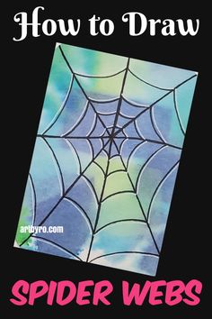 Learn to draw spider webs in this easy step by step tutorial. Good for beginners and great for artist trading cards.