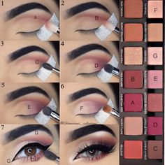 Mat Makeup, Make Up Mata, Mekap Mata, Modern Palette, Make Up Inspiration, Eye Makeup Steps, Pinterest Makeup, Makijaż Smokey Eye