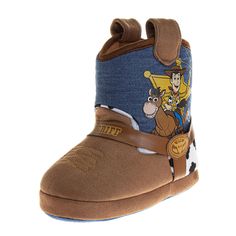 children's toy story boots with woody on them