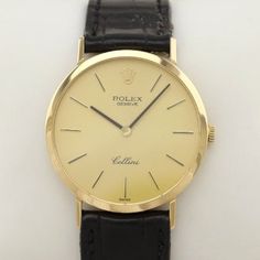 Rolex Cellini (Submodel) 4112 Manual winding 32mm Gold Yellow gold - 1601 - Sapphire crystal - 1976 Rolex Cellini, Good Year, Gold Champagne, Champagne Gold, Gold Gold, Sapphire Crystal, Gold Yellow, Rolex, Champagne