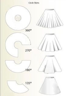 paper lampshades are shown with numbers and measurements