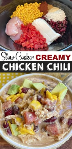 this slow cooker creamy chicken chili is the perfect way to enjoy it