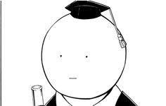 a black and white drawing of a person wearing a graduation cap