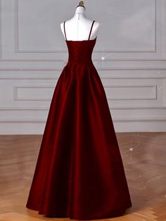 Any things please feel free to contact us: sales@cutedressy.com ******* Product Details******* Product Number:#F3SP Fabric: Satin Color: Wine Red Neckline: Sweetheart Back Style: Lace-up Hemline: Floor Length Making time: 2-3 weeks, Shipping time: 3-5 working days. Custom size/color, Rush Order is available, and no extra cost. ******* Custom Measurements******* For better fitting, You can leave us the following information in the order notes when you check out, and please have a look our measuring guide at first: : Bust: ________inch/cm, Waist: ________inch/cm, Hips: ________inch/cm Hollow to knee( for knee length dress only):________inch/cm Hollow to Floor(without shoes): ________inch/cm Your Height without shoes______, The Shoes height you will wear with the dress:______ Occasion date:__ Dark Red Dress Graduation, Deep Red Prom Dress, Red Long Prom Dress, Ocassion Dress, Dark Red Dresses, Long Party Dress, Multi Way Dress, Elegant Cocktail Dress