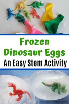 Stem Activity For Kids, Dinosaur Activities Preschool, Dinosaurs Preschool, Dinosaur Egg, Snow Activities, Stem Activity, Winter Activities For Kids, Dinosaur Crafts