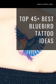 the top 45 best bluebird tattoo ideas for men and women in their 40s