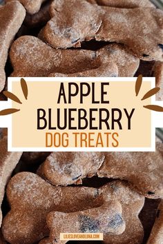 Dog treats with blueberries and applesauce are a great way to show your dog some love. Our diy applesauce dog treats recipe is easy to make. Pin this now to make blueberry applesauce dog treats for your dog. Dog Treats With Applesauce, Diy Applesauce, Long Lasting Dog Treats Homemade, Applesauce Dog Treats, Long Lasting Dog Treats, Blueberry Dog Treat Recipe, Blueberry Applesauce, Blueberry Dog Treats, Low Fat Dog Treats