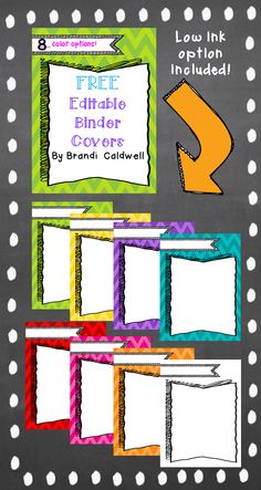 the free editable binder for teachers to use with their students'name tags