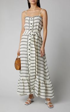 Maxi Dress Spring, Designer Profile, Spring Maxi Dress, Lisa Marie Fernandez, Dress Spring, Classy Dress, Global Fashion, Silk Blouse, Moda Operandi