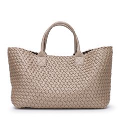 Free+Shipping. The+bag+attached+a+little+bag+. Material:+PU. Style:+shoulder+bag,+beach+Bag. Technics:+Woven. Condition:+New. Double+handles. Specifications:+52cm(upper+width)X38cm(bottom+width)X30cm(height)X17cm(bottom+thickness) Size:+Large. Notes:+there+may+be+slight+color+variati... Leather Shopper Bag, Woven Bags, Vegan Leather Tote Bag, Vegan Leather Tote, Woven Handbags, Travel Outfits, Woven Tote Bag, Leather Slippers, Leather Weaving