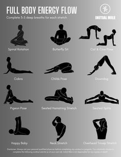 the full body energy flow chart is shown in black and white, with instructions to use it