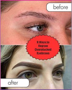 See the stunning transformation of eyebrows before and after! From sparse and uneven to full and perfectly shaped, these eyebrow makeovers showcase the power of grooming and makeup techniques. #Eyebrow Overplucked Eyebrows, Eyebrow Before And After, Eyebrow Trends, Sparse Eyebrows, Sparse Brows, Plucking Eyebrows, Natural Makeup Tips, Eyebrow Hacks, Dark Brows