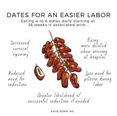 dates for an easier laborr