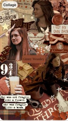 Ginny Weasley Aesthetic, Harry Potter Ginny Weasley, Harry Potter Ginny, Weasley Aesthetic, Harry And Ginny, Harry Potter Hermione Granger, Images Harry Potter