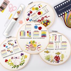 PRICES MAY VARY. 🌼All-Inclusive Embroidery Kit: VIVIDOX beginner embroidery kit includes everything to begin your embroidery journey. 9×Embroidery Needles, 4×Pre-printed Pattern, 4×Embroidery Floss, 4×Step-by-step Instructions, 1×Bamboo Hoop, Seam Ripper, Needle Threader, Scissors and a Beautiful Box. 🌼Easy Learning for Beginners with Stitch Videos Featuring Voiceovers & Subtitles: This embroidery kit is designed for beginners. The included English instructions are highly detailed, and the step-by-step videos on the page are easy to follow, with voiceovers and subtitles. And the pre-outlined fabric will greatly assist beginners in getting started. 🌼High-Quality Materials: Our cross stitch kit features premium embroidery materials. From threads to fabric and hoop, each component is selec Stitch Videos, French Knot Stitch, Beginner Embroidery, Beginner Embroidery Kit, Feather Stitch, Needle Threader, Stitching Techniques, Embroidery Materials, Needlework Embroidery