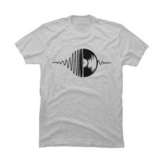 Music Vinyl is a cozy ring spun cotton t-shirt designed by LipsOfJolie for Design By Humans. Pick up this tee and support one of our global artists today. Size: 2xl. Color: athletic heather. Gender: male. Age Group: adult. Music Vinyl, Sleeve Packaging, Apparel Design, Workout Shorts, Cotton T Shirt, Fitness Fashion, Sleeve Styles, Cotton Tshirt, Spun Cotton