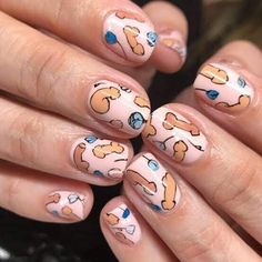 Olivia Hair, Hippie Nails, Korean Nails, Nice Nails, Vibrant Nails, Going Viral, Hello Kitty Items, Nail Art Hacks