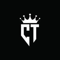 the letter g with a crown on top is shown in this black and white logo