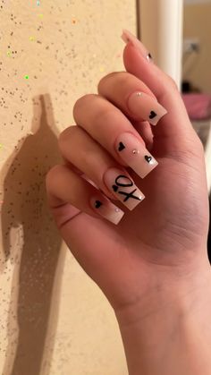 Nail Ideas The Weeknd, The Weeknd Acrylic Nails, F U Nails, The Weeknd Nail Ideas, The Weekend Inspired Nails, Kendrick Lamar Nails