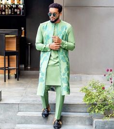 Men African Fashion, African Wear For Men, Matching Pants Set, Nigerian Men Fashion, African Attire For Men, Latest African Men Fashion, African Dresses Men, African Shirts For Men, Wedding Outfit Men