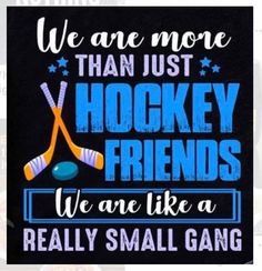 we are more than just hockey friends we are like a really small gang t - shirt