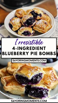 the ultimate quick treat! Juicy blueberries, flaky crust, and pure dessert bliss in minutes.Save this tasty treat and make it later.

#blueberrydessert #easybakingrecipes #quickdessertideas #piebombs #dessertrecipes #sweettooth #blueberrypie #4ingredientrecipes #bakingrecipes