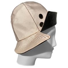 1960s Mr. John Ivory Faille Mod Hat W/ Wide Brown Patent Trapunto Stitched Brim | From a unique collection of rare vintage Hats at https://www.1stdibs.com/fashion/accessories/hats/. Mod Style, Classic Hats, Designer Hats, Vintage Hats, Mod Fashion, Brim Hat, Fashion Mode, Hats Vintage, Hat Designs