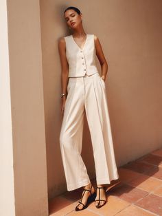 Solid Suit Straight Leg Pants Luxury Straight Leg Chinos For Summer, Luxury Tailored Linen Pantsuit, Luxury Tailored Linen Dress Pants, Spring Tailored Pants, Luxury Linen Tapered Leg Dress Pants, Luxury Women's Spring Chinos, Suits Straight Pants, Tailored Linen Pants Women, Luxury Straight Leg Summer Chinos