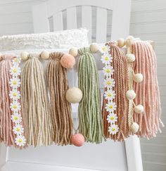 Boho Blush, Sage, Cream, Tan, Sand Daisy Birthday High Chair Tassel Banner, High Chair Banner, Cake Smash Backdrop Banner, First Birthday - Etsy 1st Birthday Bunting, Boho High Chair Banner, Wildflower High Chair Decor, High Chair Decor, First Birthday Set Up Ideas, 1st Birthday High Chair Decorations, Diy First Birthday Backdrop, High Chair Birthday Banner, First Birthday High Chair