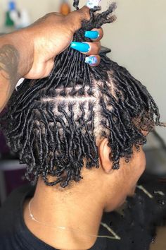 Starter Locs Comb Coil Starter Locs, Coil Starter Locs, Locs Styling, Comb Twist, Small Locs, Lock Styles, Loc Ideas, Afro Locs, Loc Updo