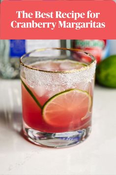 the best recipe for cranberry margaritas