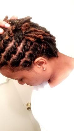 Wool Thread Hairstyles For Short Hair, Wool Thread Hairstyles, Dread Journey, Lock Styles, Dread Styles, Short Locs, Natural Hair Cuts, Beautiful Locs