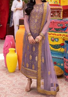 Net Party Wear Dress, Velvet Anarkali, Lilac Shirt, Organza Kurti, Bridal Maxi Dress, Batik Print Dress, Indian Anarkali, Maxi Design, Asim Jofa